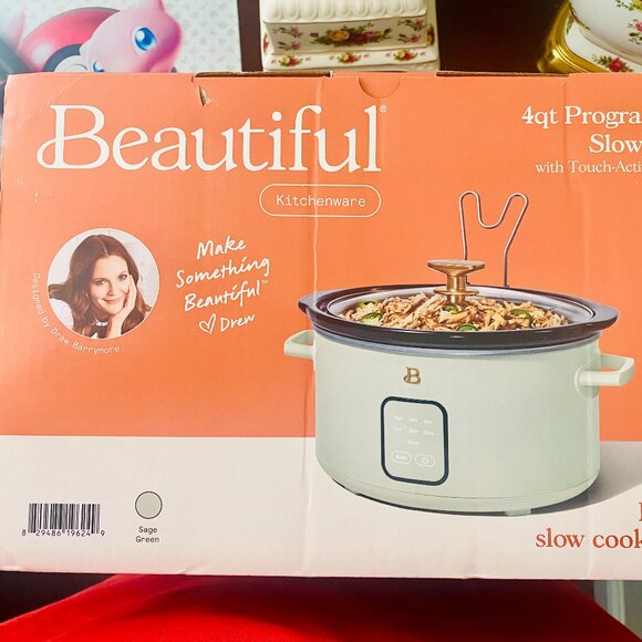 4qt Programmable Slow Cooker by Drew Barrymore BRAND NEW - Picture 2 of 3